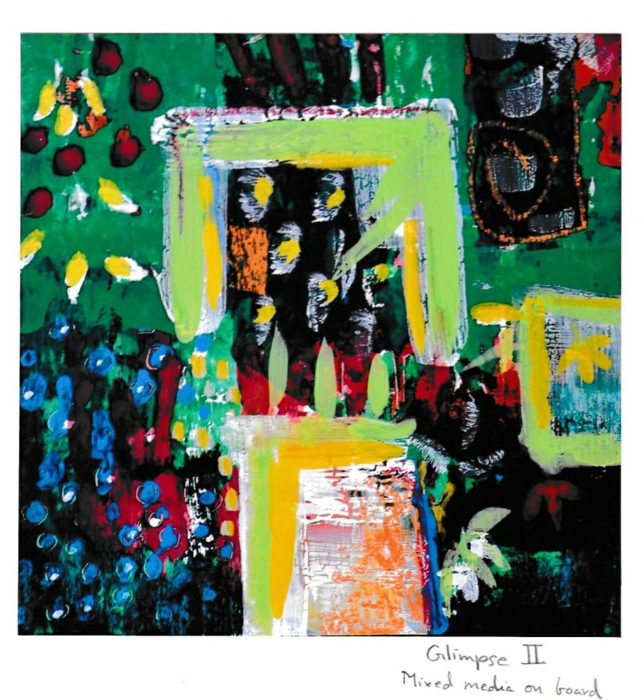 Glimpse II painting